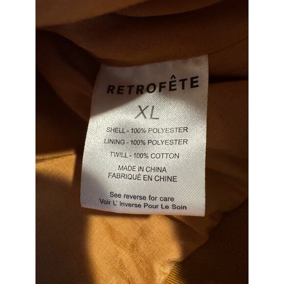 Retrofete NWT Brie Brown Teddy Jacket XL - Picture 13 of 14